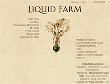 Tablet Screenshot of liquidfarm.com